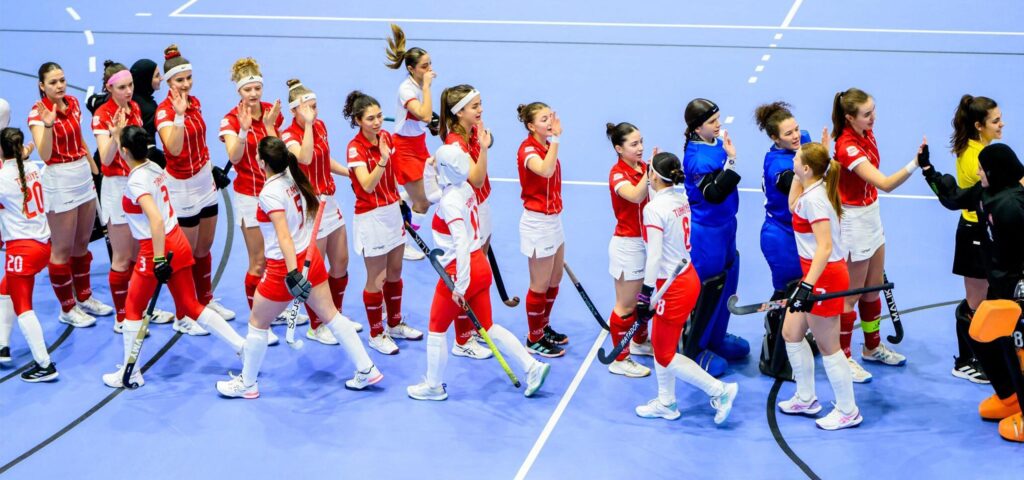 Foto der U21 Women in der Halle